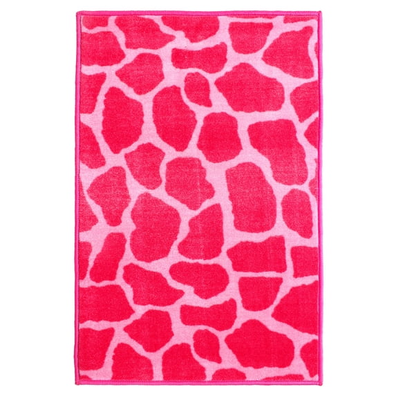 Furnishmyplace Giraffe Girly Giraffe Area Rug for Living Room, Dining Room, Kids 8' x 9'