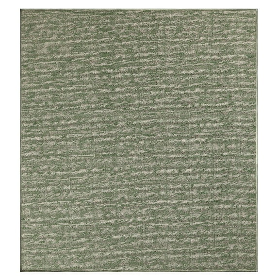 Furnishmyplace Modern Indoor/Outdoor Commercial Rug - Green, Elemental Area Rugs 2' x 2'