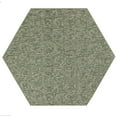 thumbnail image 1 of Furnishmyplace Modern Indoor/Outdoor Commercial Rug - Green, Elemental Area Rugs 4' Hexagon, 1 of 5