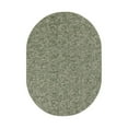 thumbnail image 1 of Furnishmyplace Modern Indoor/Outdoor Commercial Rug - Green, Elemental Area Rugs 6' x 9' Oval, 1 of 5