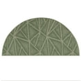 thumbnail image 1 of Furnishmyplace Modern Indoor/Outdoor Commercial Rug - Green, Refine Area Rugs 27" x 54" Half Round, 1 of 5