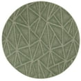 thumbnail image 1 of Furnishmyplace Modern Indoor/Outdoor Commercial Rug - Green, Refine Area Rugs 4' Round, 1 of 5