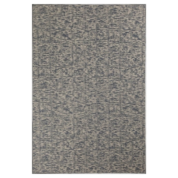 Furnishmyplace Modern Indoor/Outdoor Commercial Rug - Navy, Elemental Area Rugs 11' x 14'