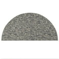 thumbnail image 1 of Furnishmyplace Modern Indoor/Outdoor Commercial Rug - Navy, Elemental Area Rugs 18" x 36" Half Round, 1 of 5