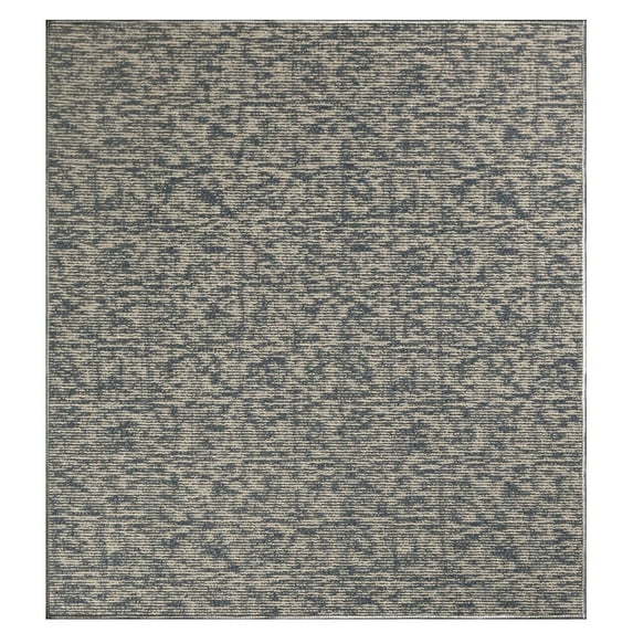 Furnishmyplace Modern Indoor/Outdoor Commercial Rug - Navy, Elemental Area Rugs 6' x 6'