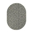 thumbnail image 1 of Furnishmyplace Modern Indoor/Outdoor Commercial Rug - Navy, Elemental Area Rugs 6' x 9' Oval, 1 of 5