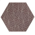 thumbnail image 1 of Furnish My Place Modern Indoor/Outdoor Commercial Solid Color Rug - Purple, 2' Hexagon, Pet and Kids Friendly Rug. Made in USA, Area Rugs Great for Kids, Pets, Event, Wedding, 1 of 5