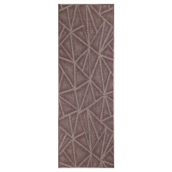 Furnishmyplace Modern Indoor/Outdoor Commercial Rug - Purple, Refine Area Rugs 3' x 10'