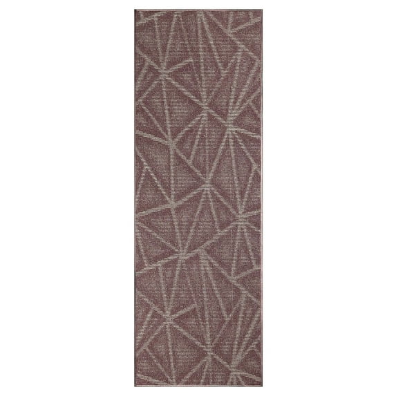 Furnishmyplace Modern Indoor/Outdoor Commercial Rug - Purple, Refine Area Rugs 4' x 12'