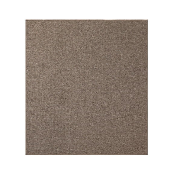 Furnishmyplace Modern Indoor/Outdoor Commercial Solid Brown Color, Area Rugs 5' x 5'