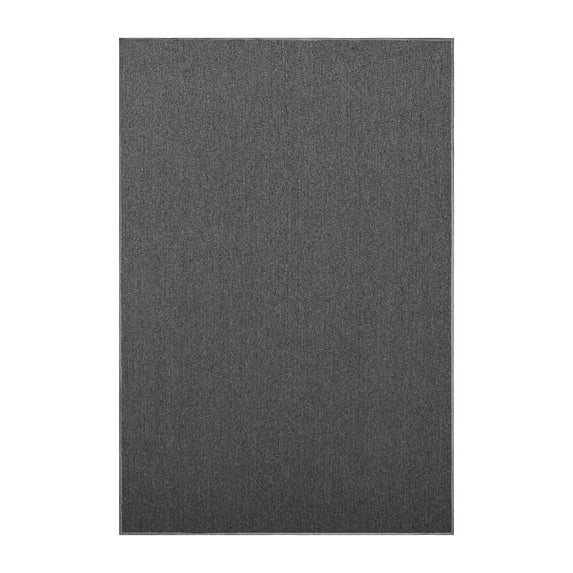 Furnishmyplace Modern Indoor/Outdoor Commercial Solid Gray Color, Area Rugs 9' x 18'