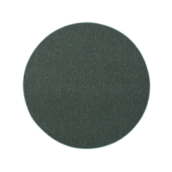 Furnishmyplace Modern Indoor/Outdoor Commercial Solid Teal Color, Area Rugs 5' Round