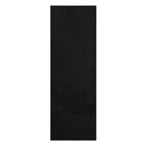 Furnish My Place DC Custom Rug - 5 ft. x 14 ft., Black, Indoor Rug for Bedrooms, Hallways, Living Rooms