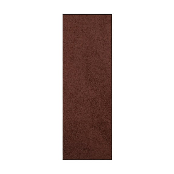 Furnish My Place DC Custom Rug - 4 ft. x 16 ft., Chocolate, Indoor Rug for Bedrooms, Hallways, Living Rooms