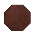 thumbnail image 1 of Furnishmyplace Modern Plush Solid Color Rug - Pet Friendly, Made in USA, Chocolate Area Rugs 9' Octagon, 1 of 12