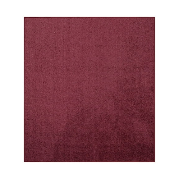 Furnish My Place DC Custom Rug - 2 ft. x 2 ft., Square, Cranberry, Indoor Rug for Bedrooms, Hallways, Living Rooms