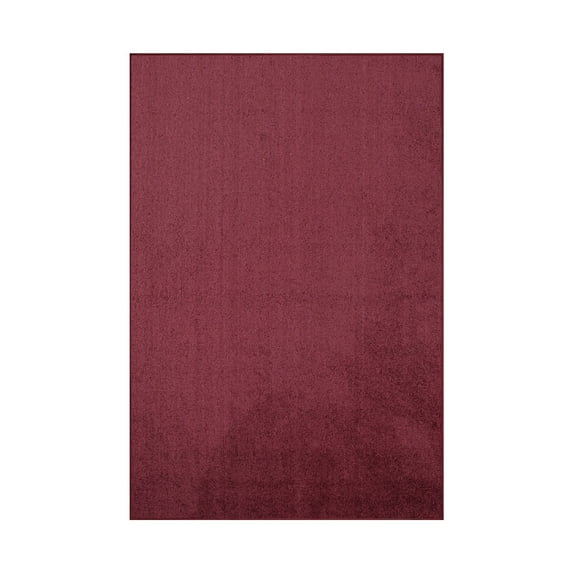 Furnish My Place DC Custom Rug - 5 ft. x 7 ft., Cranberry, Indoor Rug for Bedrooms, Hallways, Living Rooms
