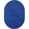 thumbnail image 1 of Furnish My Place DC Custom Rug - 7 ft. x 9 ft. Oval, Neon Blue, Indoor Rug for Bedrooms, Hallways, Living Rooms, 1 of 5