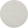 thumbnail image 1 of Furnishmyplace Modern Plush Solid Color Rug - Pet Friendly, Made in USA, Off White Area Rugs 12' Round, 1 of 12