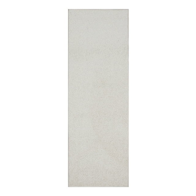 Furnishmyplace Modern Plush Solid Color Rug - Pet Friendly, Made in USA, Off White Area Rugs 3' x 32'