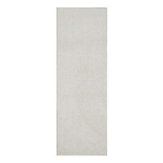 Furnishmyplace Modern Plush Solid Color Rug - Pet Friendly, Made in USA, Off White Area Rugs 5' x 20'