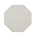 thumbnail image 1 of Furnishmyplace Modern Plush Solid Color Rug - Pet Friendly, Made in USA, Off White Area Rugs 8' Octagon, 1 of 12