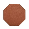 thumbnail image 1 of Furnishmyplace Modern Plush Solid Color Rug - Pet Friendly, Made in USA, Rust Area Rugs 9' Octagon, 1 of 12