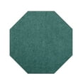 thumbnail image 1 of Furnishmyplace Modern Plush Solid Color Rug - Pet Friendly, Made in USA, Teal Area Rugs 10' Octagon, 1 of 12