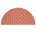 thumbnail image 1 of Furnishmyplace Union Indoor/Outdoor Commercial  Color Rug - Red, Area Rugs 30" x 60" Half Round, 1 of 6
