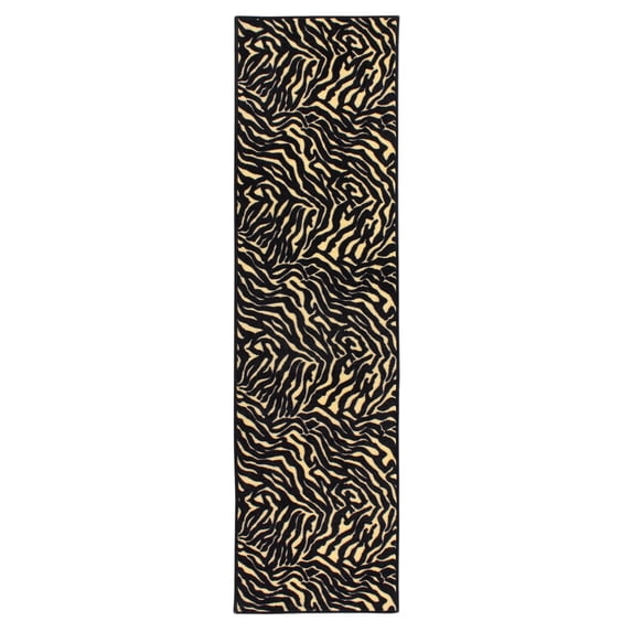 Furnishmyplace Zebra Grazer Area Rug for Living Room, Dining Room, Kids 2' x 46'