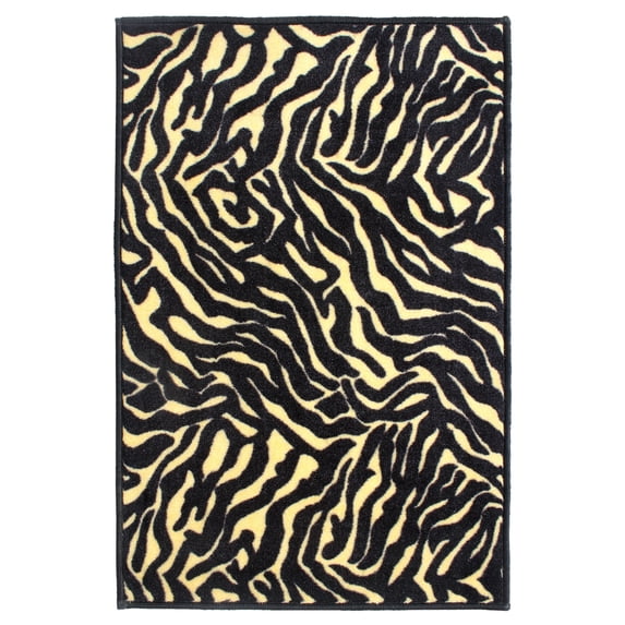Furnishmyplace Zebra Grazer Area Rug for Living Room, Dining Room, Kids 3' x 6'