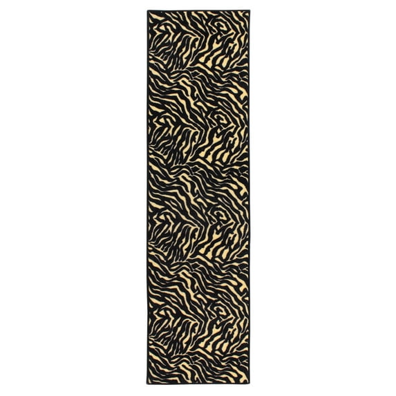 Furnishmyplace Zebra Grazer Area Rug for Living Room, Dining Room, Kids 5' x 13'