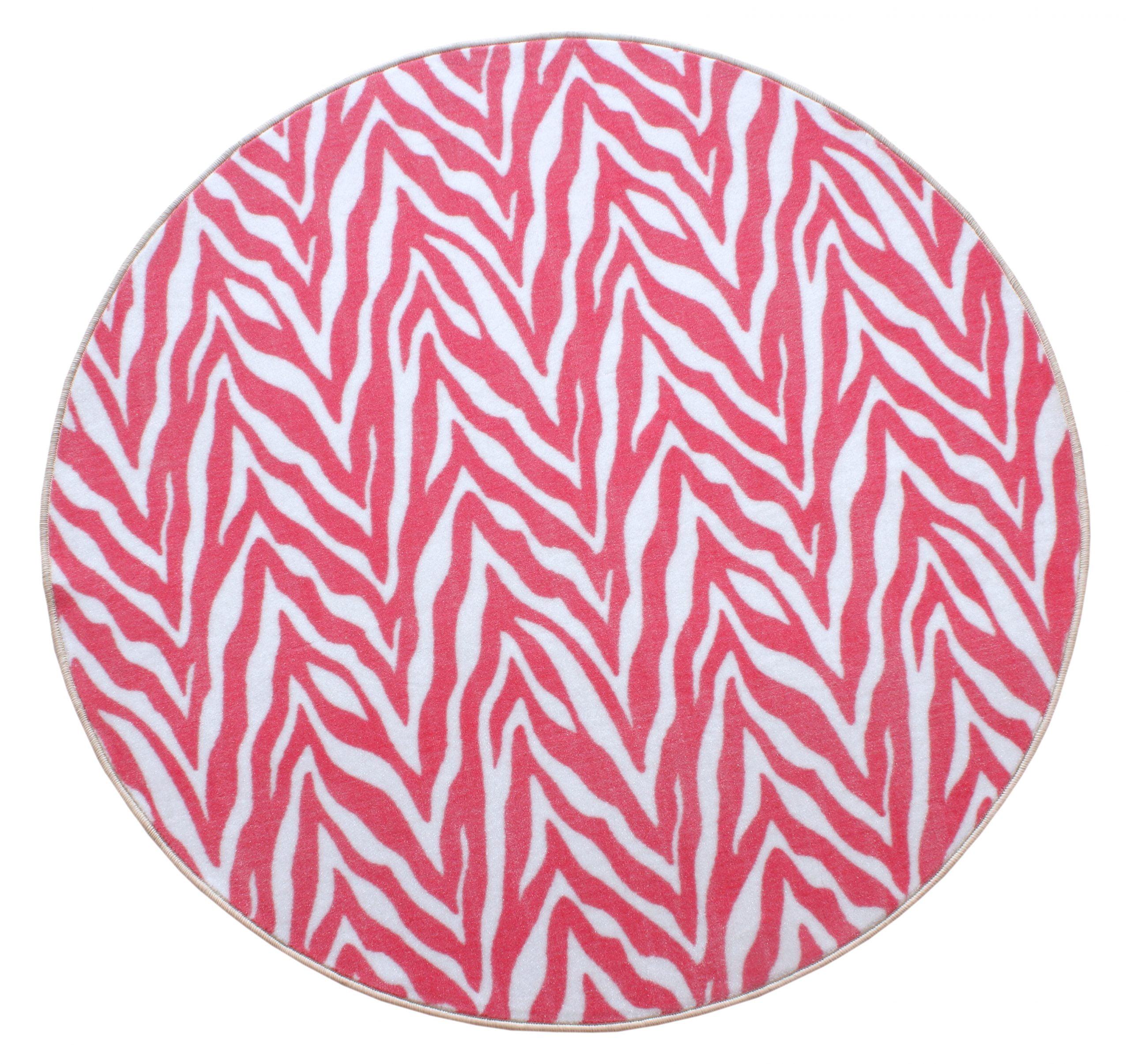 Pink Zebra Shape Rug Furnishmyplace Zebra Light Pink Area Rug for Living Room, Dining Room ...