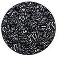 thumbnail image 1 of Furnishmyplace Zebra Migrant Beauty Area Rug for Living Room, Dining Room, Kids 5' Round, 1 of 2