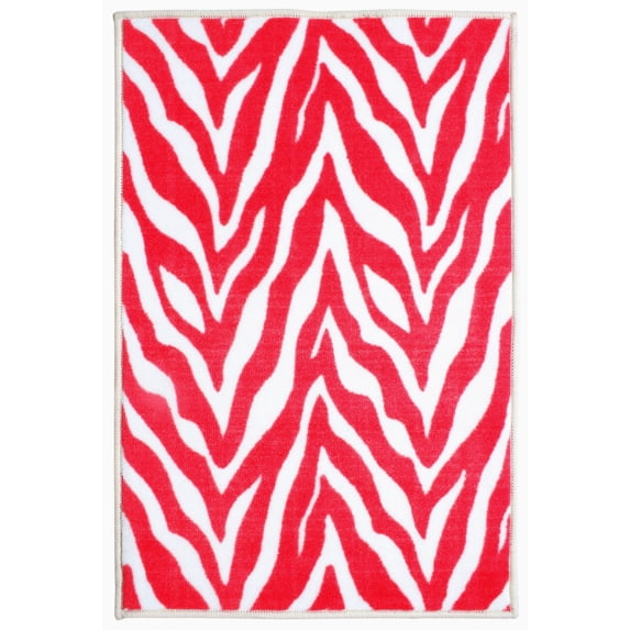 Furnishmyplace Zebra Wild At Heart Area Rug for Living Room, Dining Room, Kids 10' x 11'
