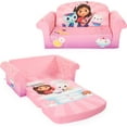 Furniture 2in1 Kid's Flip Open Foam Couch Bed, Gabby’s Dollhouse