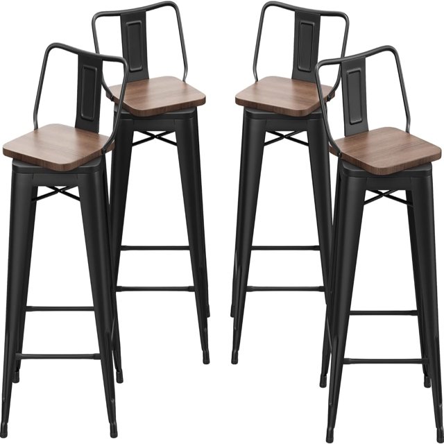 Furniture 26 Inch Swivel Bar Stools Counter Height Swivel Bar Stools
