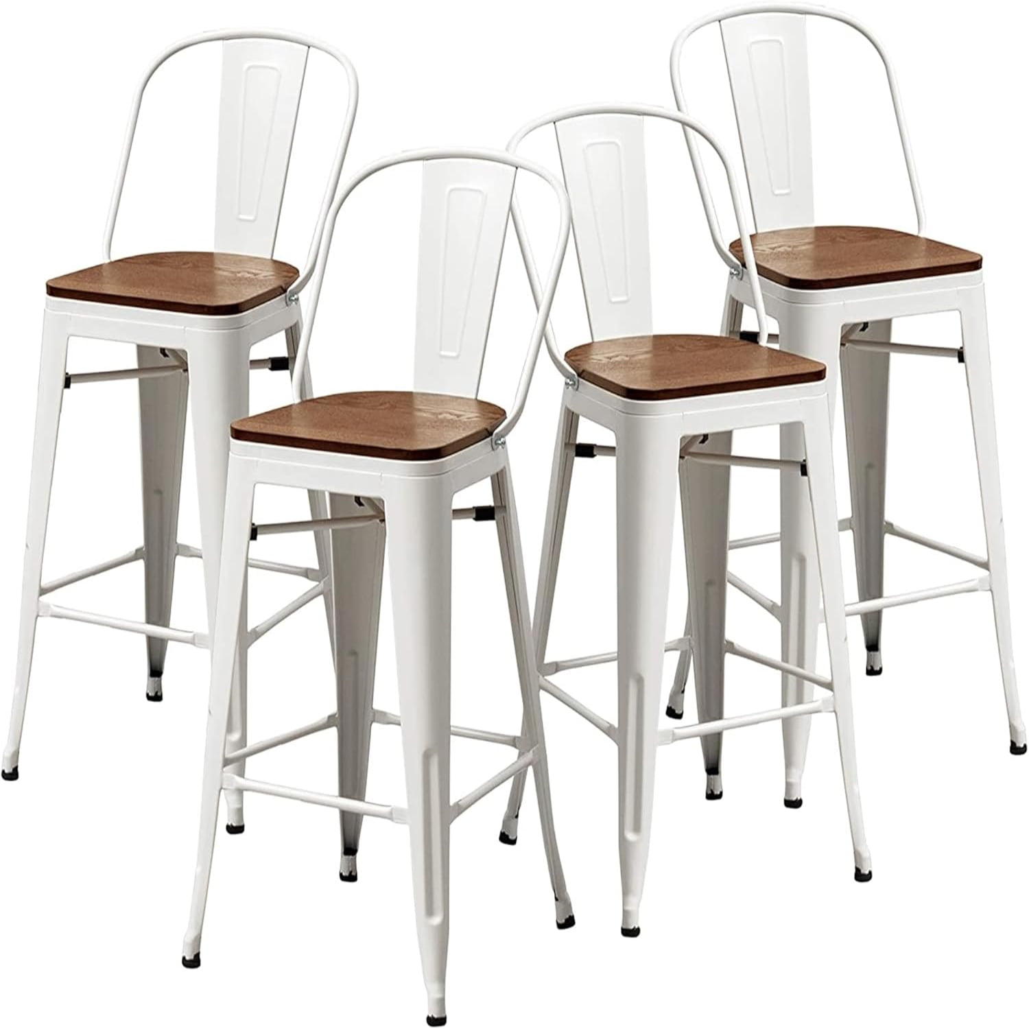 Furniture 30 Inches Bar Stools Counter Height Bar Stools with Back