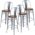 Furniture 30 Inches Bar Stools Counter Height Bar Stools with Back
