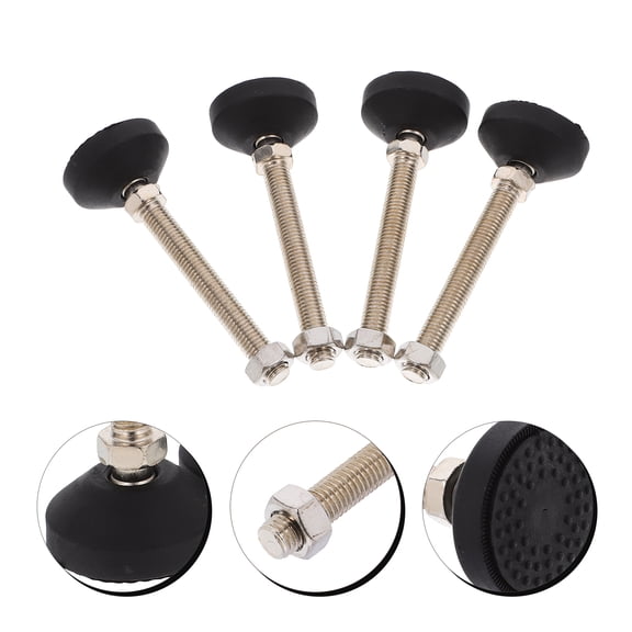 NUOLUX Adjustable Feet For Bedframe Nylon 1 Set 50mmx12mmx100mm