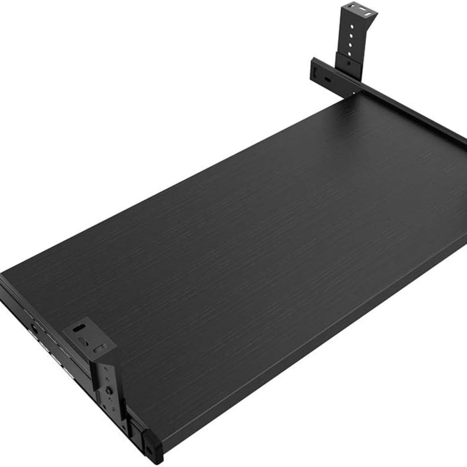 Furniture Accessories Office Product Suits Hardware 20/24/30 inches Keyboard Drawer Tray Wood Holder Under Desk Adjustable Height Platform. (20 inches, Black)
