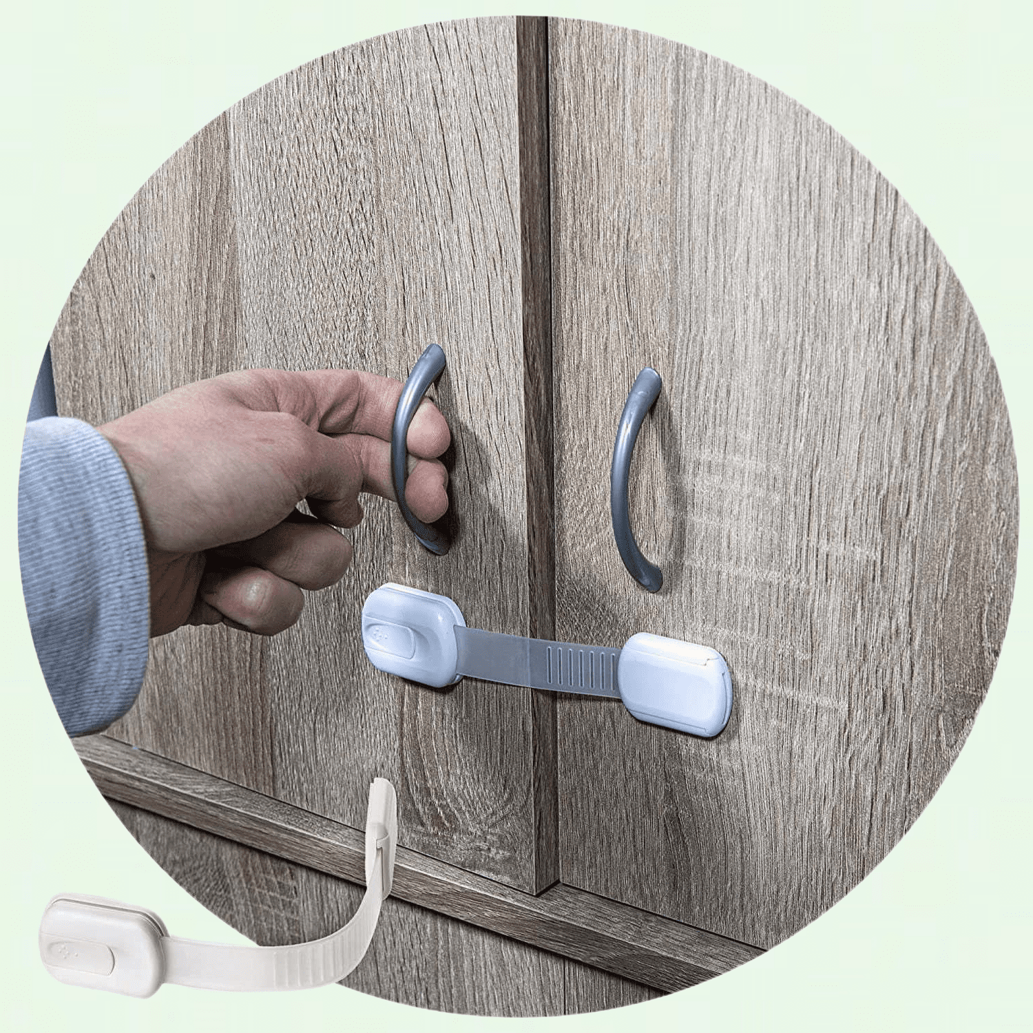 Furniture Safety Straps, Metal Anti-Tip Kit, Dresser Safety