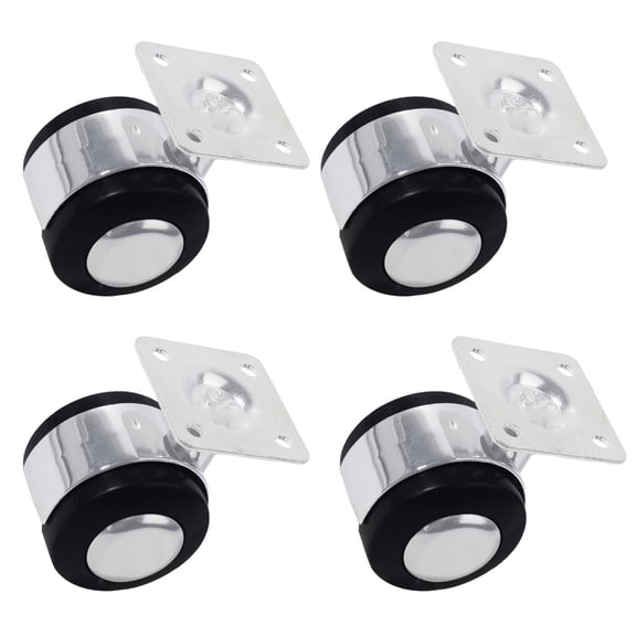 Furniture And Office Caster Wheels Suitable For Chairs Cabinets Tables With Universal Mounting Option High Load Capacity