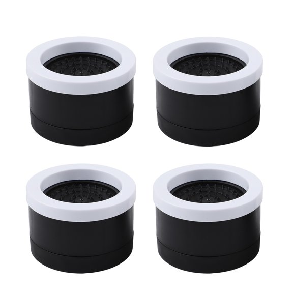 Furniture Bed Risers 2.2 Inch Heavy Duty Non-Slip Pads for Chairs Tables Couches Washers Shockproof Vibration Reducers Space Saving Lifts Black 4 Pack