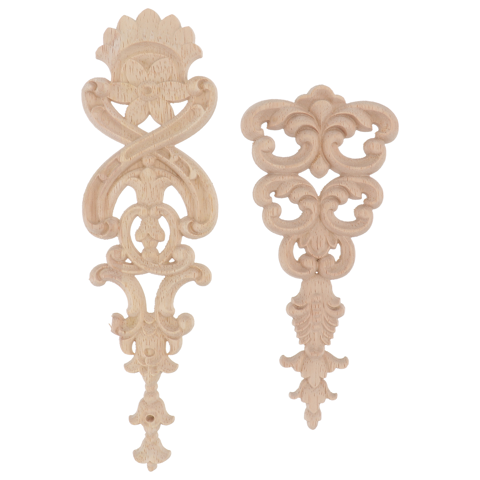 Furniture Door Decals Decorative Wood Onlays Carved Flower