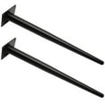 thumbnail image 1 of CRILSTYLEO 2Pcs Black Metal Replacement Legs for Furniture Table Desk Cabinet with Stable Support, 1 of 6
