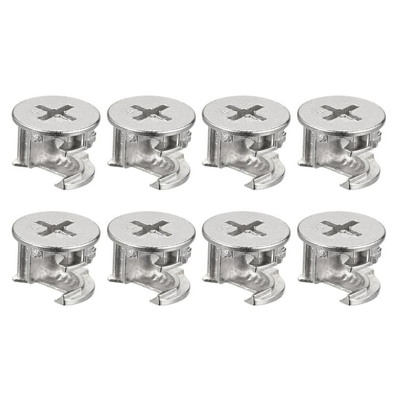 Furniture Cam Lock Nut, 8 Pack 14.6x11.5mm Joint Locking Nuts
