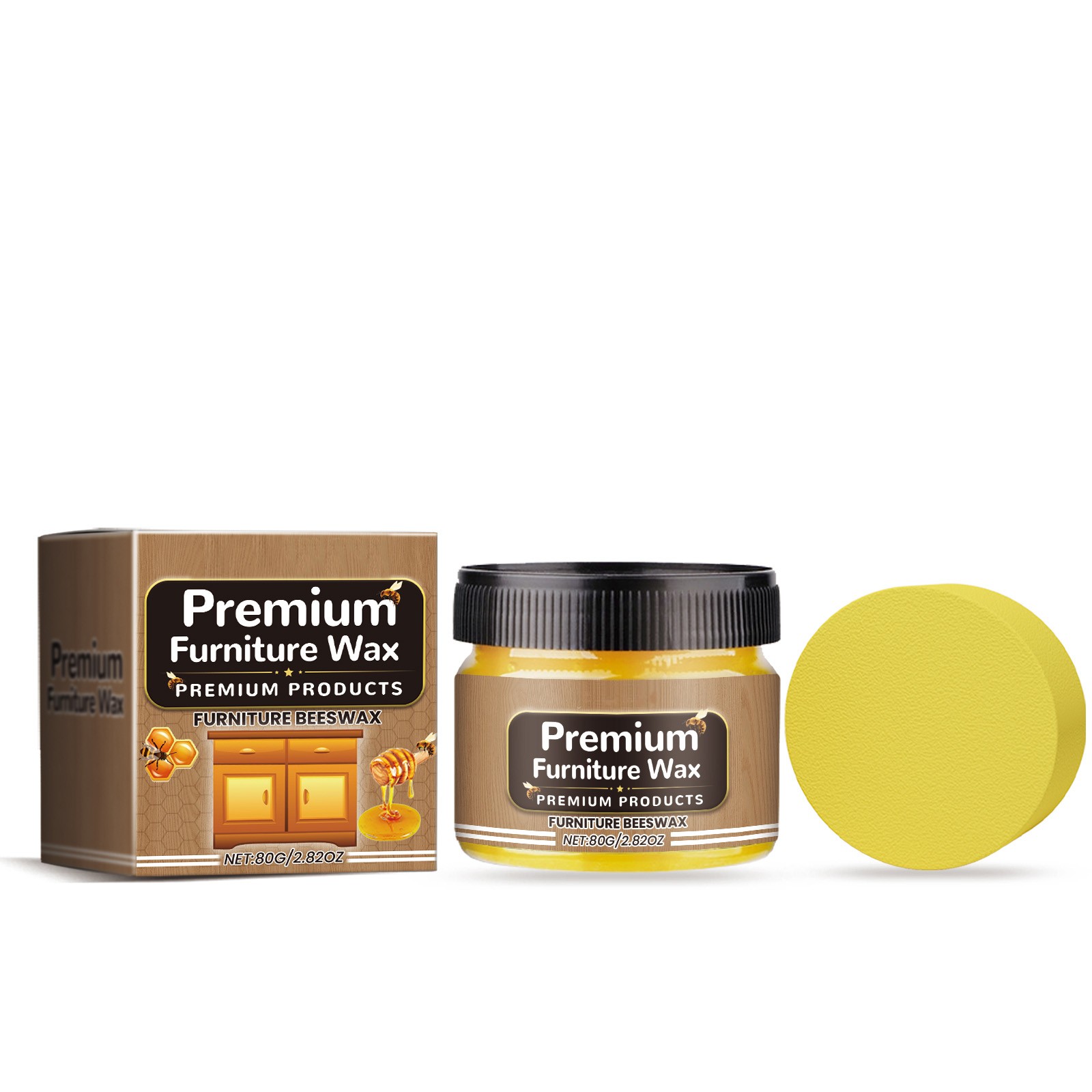 Furniture Care Wax,Beeswax Polish and Conditioner for Wood Furniture ... - Wood Polishing Wax For Chairs