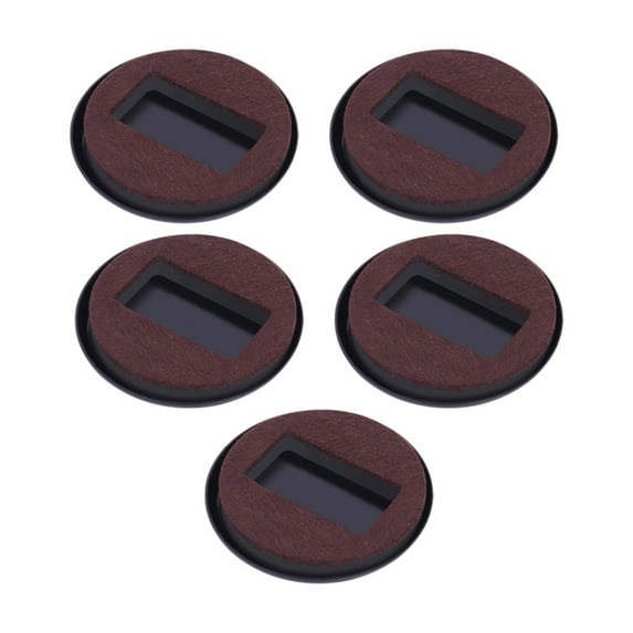 Furniture Caster Wheel Stoppers for Chairs,Prevent Sliding, Protect Hardwood Floors from Scratches,Chair Wheel Fixer, Furniture Caster Cups, Anti-Slip Furniture Pads, Hardwood Floor Protectors(Black)