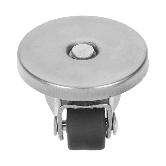 Furniture Caster Wheels, Self-Adhesive & Mini Size, Universal Pulley,Removable Double Head Handle, Ideal for Desk, Chair, Cabinet & Small Door, Easy to Install and Move
